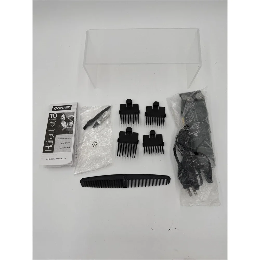 NIB Conair HC90RGB Simple Cut Haircut Trimmers Kit W/Step By‎ Step Instructions